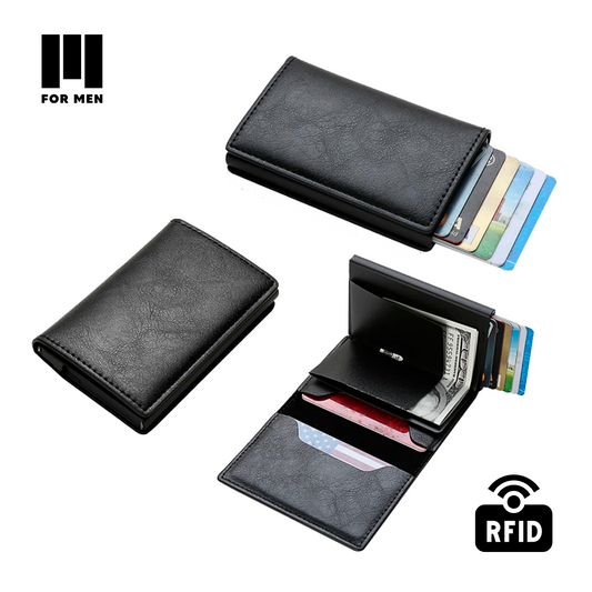 Billetera Tarjetero para hombre con protección RFID